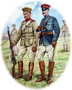 Britų kariuomenės uniformos 1903 - 1907