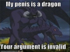 My penis is a dragon