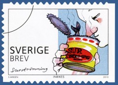 Surströmming - Švedijos pašto ženklas