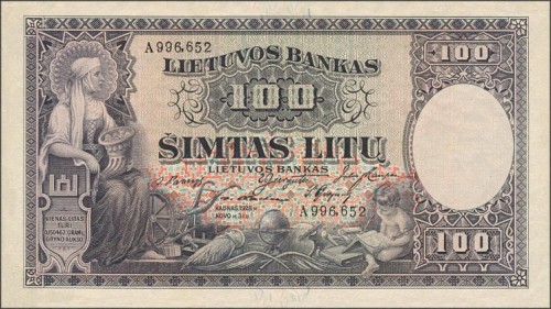 100 litų, 1928 laida