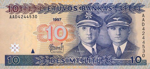 10 litų, 1997 laida