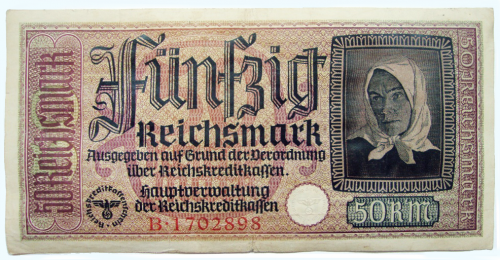 50 reichsmarkių
